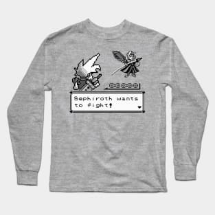 Pocket Fantasy VII - One Winged Angel Long Sleeve T-Shirt